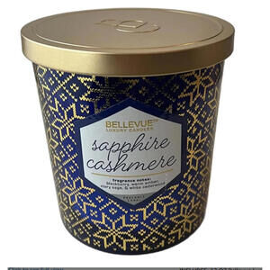 Bellevue Scented Candle 12oz Soy Blend Essential Oils Aromatherapy Sapphire